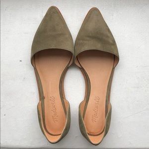 Madewell suede flat Sz 6